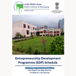 Entrepreneurship Development Schedule (2026 -2027) - Webinars, Hybrid (Online & Offline) - IIP Chennai
