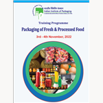 Training Program on Packaging of Fresh & Processed Food