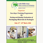 Two Days Training Programme on Testing and Quality Evaluation of Packaging Materials & Packages