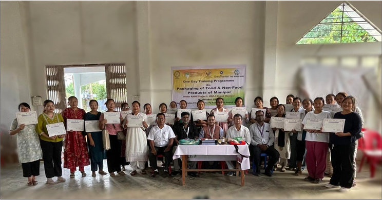 IIP Kolkata Conducted Training Programme on Branding & Packaging of Food & Non Food Products of Manipur was conducted in the Chandel District of Manipur (27th - 28th October, 2025) in Collaboration with MANIDCO, Govt. of Manipur & RAMP